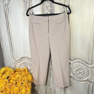 Women's Talbots Petites Classic  Beige Cropped Trousers Pants